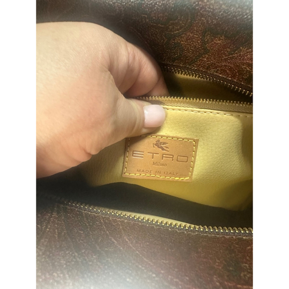 Women's Etro Tote Bag Medium Brown - Picture 15 of 16